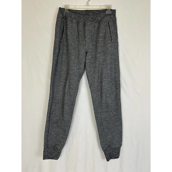 ATM Anthony Thomas Melillo Other - ATM Jogger Pants Mens Heather Gray Cotton Fleece Small Elastic Waist Zip Pockets